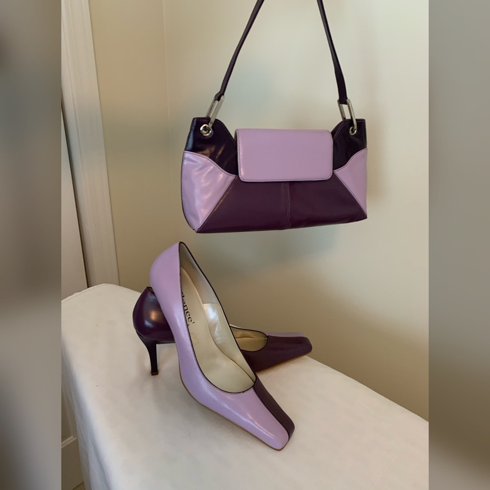 J. Renee’ Lavender and Purple Purse and Heel Set